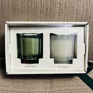 Retired Hearth and Hand 2PC Candle Gift Set